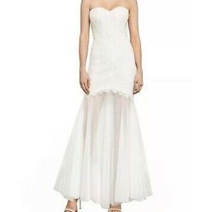 BCBGMAXAZRIA white dress